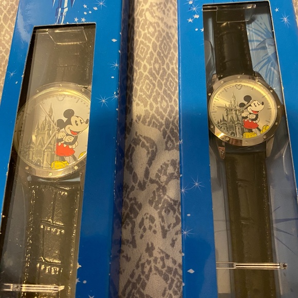 NWOT-Disney\'s his & hers watches, limited edition.